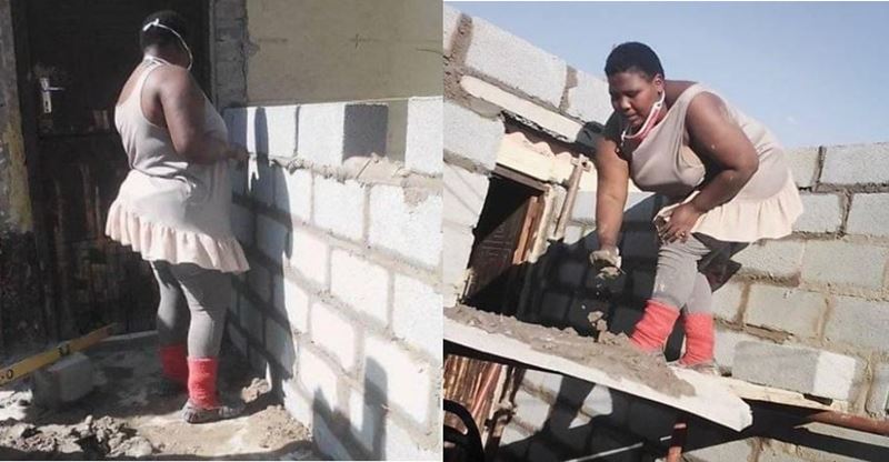 Engenheira Civil recém formada constrói casa com as próprias mãos