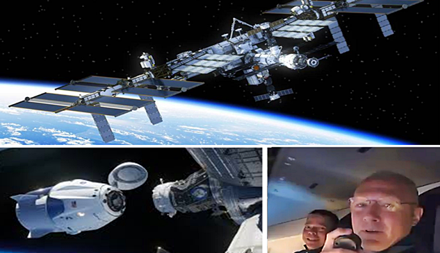 SpaceX: Cápsula com astronautas chega à estação espacial