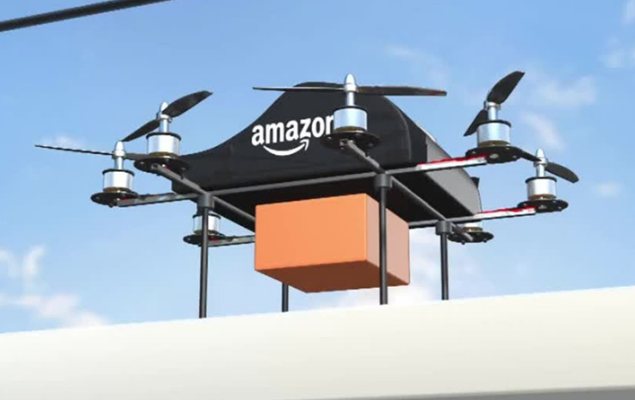 Amazon fará entregas de produtos por meio de Drones